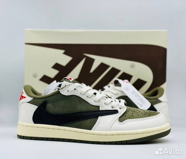 Nike air Jordan 1 low Travis Scott medium olive