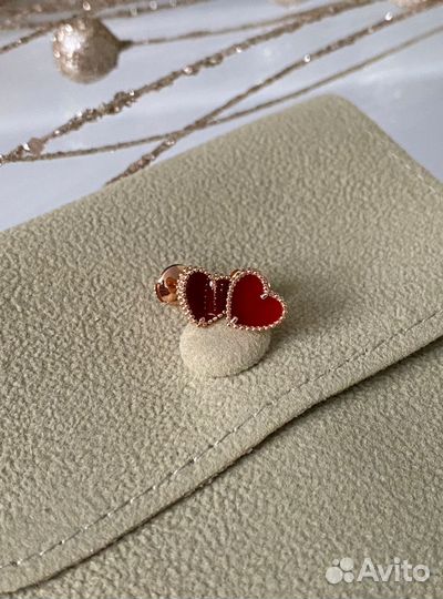 Серьги van cleef