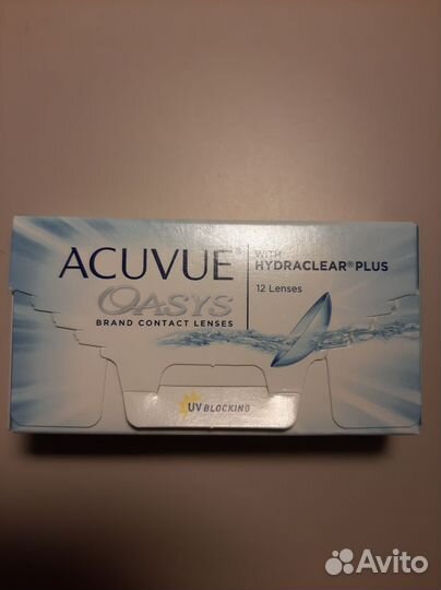 Контактные линзы acuvue oasys