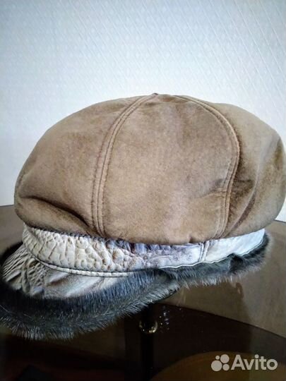 Шапка-фуражка женская зимняя
