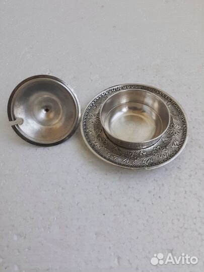 Икорница-маслёнка мельхиоровая EIC eadfref