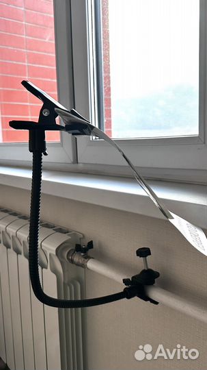 Гибкий штатив держатель для фона с зажимом