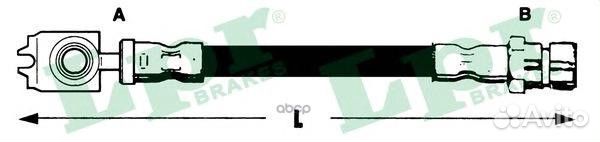 Шланг тормозной audi A3/skoda octavia/VW golf/C