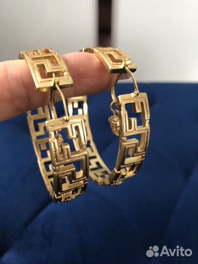 Серьги versace