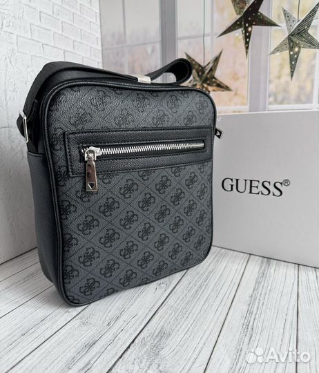 Сумка мужская Guess планшетка,через плечо