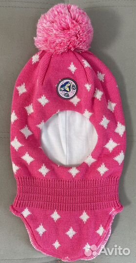 Шапка шлем для девочки