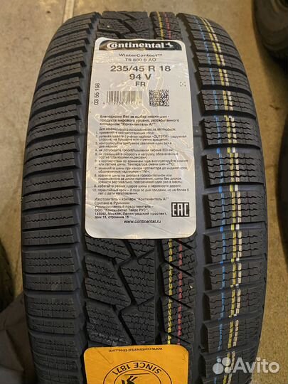 Continental ContiWinterContact TS 860S 235/45 R18