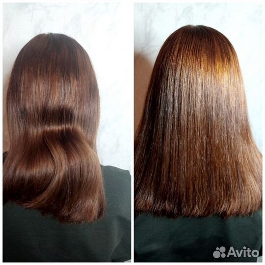 Кератиновое выпрямление волос
