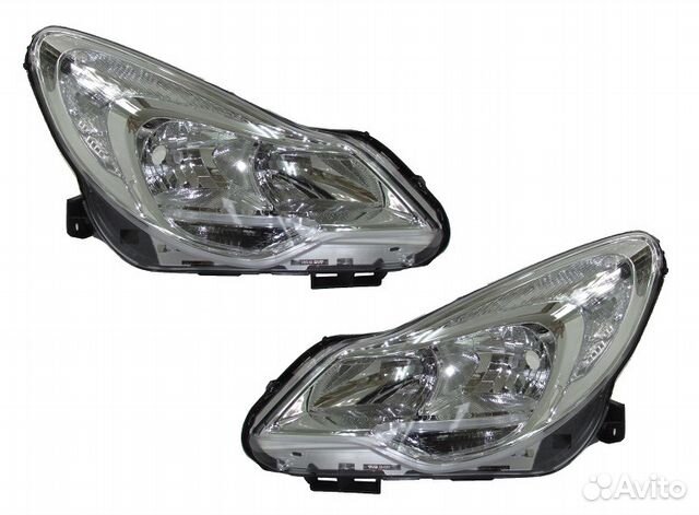 Opel Corsa D Фары передние рестайлинг