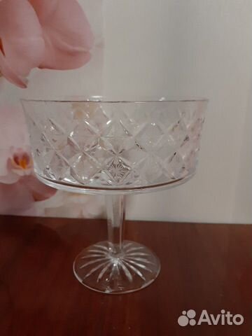 Ваза хрустальная