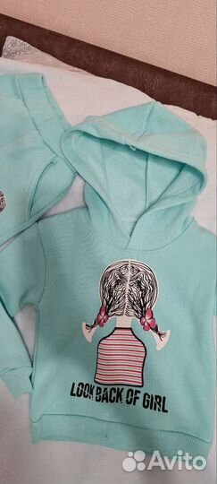 Костюм детский с начесом новый