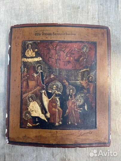 Старинная икона 19-й век