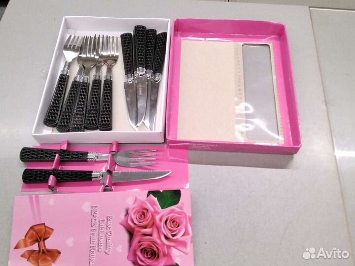 Набор ножей и вилок для фруктов