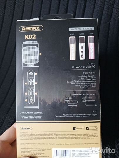 Микрофон remax k02