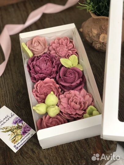 Цветы-Зефир ручной работы в подарок маме