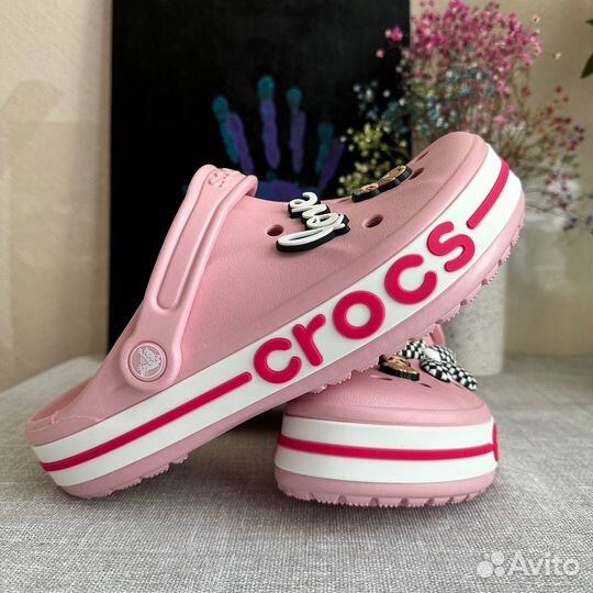 Оригинальные Crocs розовые