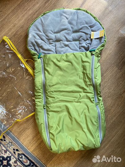 Новый флисовый конверт в коляску, санки