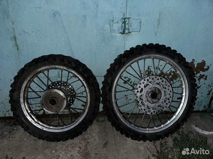 Кроссовые колеса Kawasaki KX85 17/14