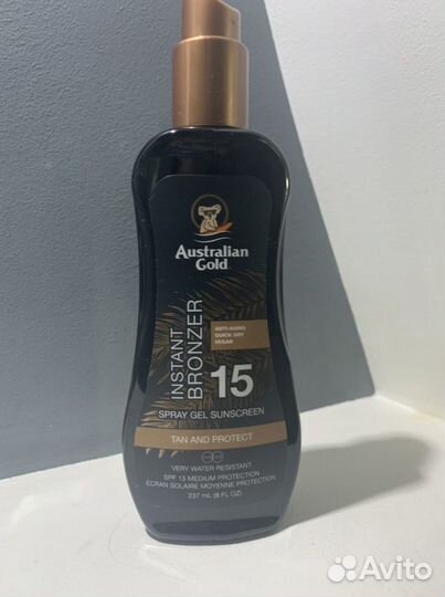 Солнцезащитный спрей spf 15 с бронзаторами