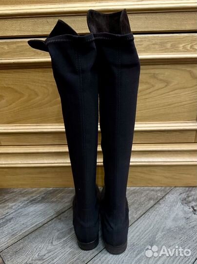 Stuart weitzman комбинированные ботфорты оригинал