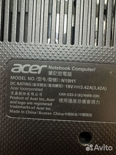 Acer A315-22 в разбор