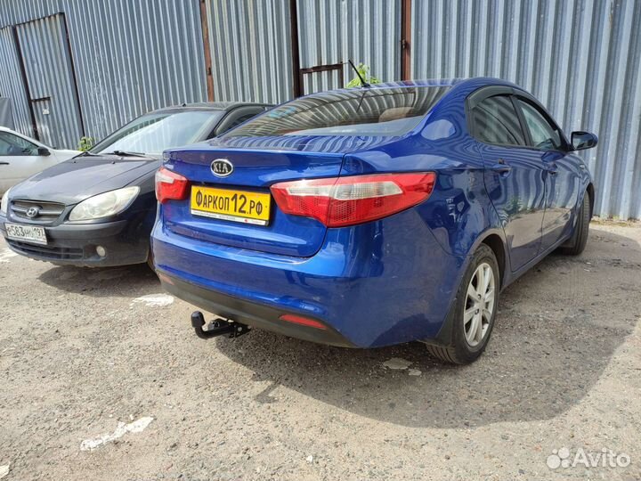 Фаркоп на Kia Rio / Киа Рио седан 2011-2017 года