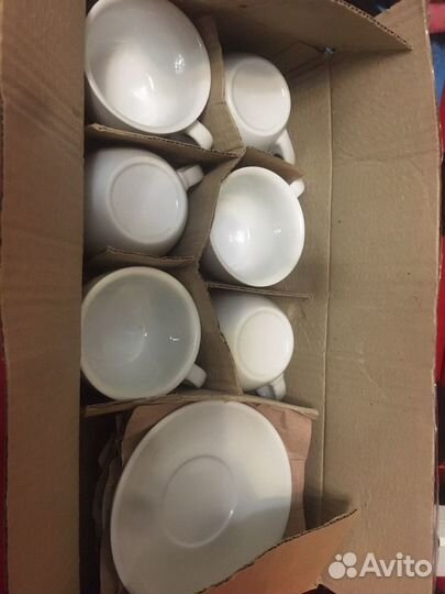 Чашки с блюдцами Paulig кофейные