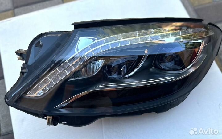 Левая Фара LED Mercedes Benz W222 2013-2020