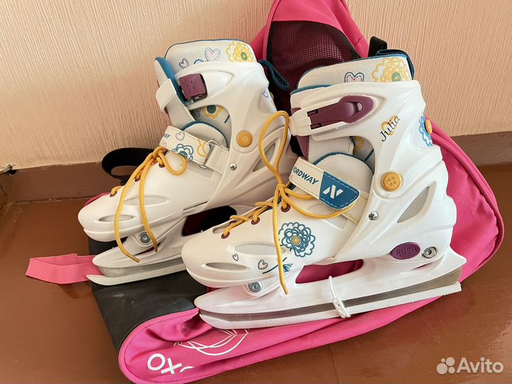 Коньки раздвижные 34-37