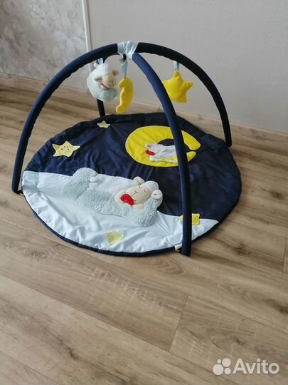 Развивающий коврик + подвесная игрушка