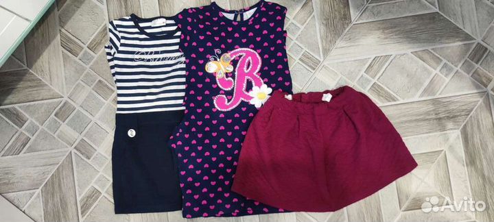 Пакет вещей на девочку 5-6 лет(116 р)