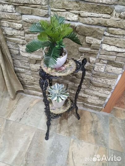 Этажерка ажурная, чугун- литье. Касли(с клеймом)