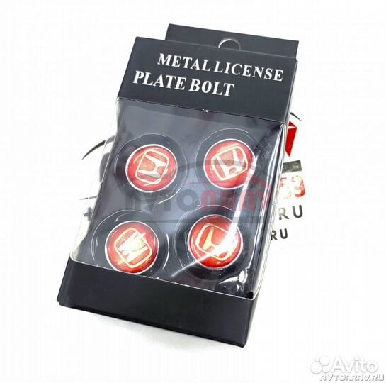Крепеж номерных знаков с логотипом Honda