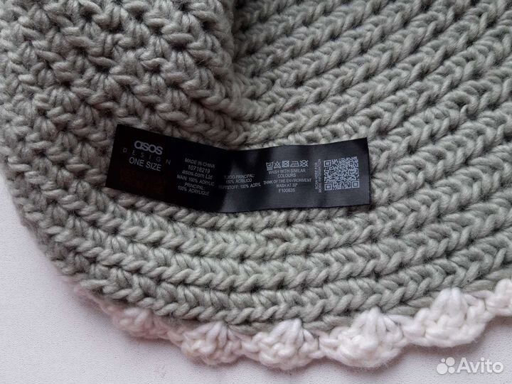 Панама вязаная ASOS