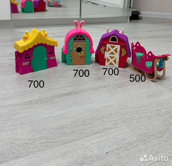 Домики для кукол, свинка пеппа, аксессуары