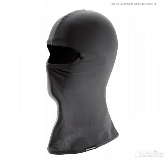 Подшлемник spidi basic balaclava (black)