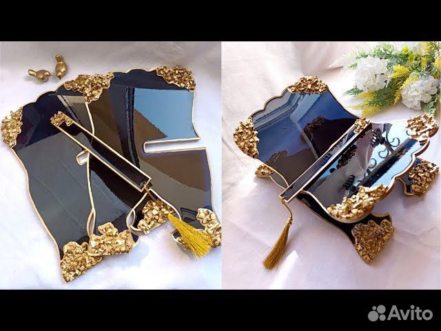 Подставка для книг из эпоксидной смолы