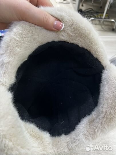 Шапка ушанка женская