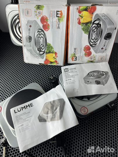 Электрическая плита однокомфорочная новая 1200w