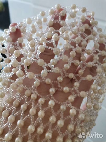 Шапочка из бисера