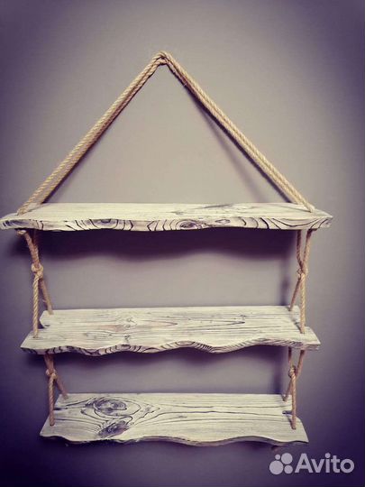 Полка на верёвках