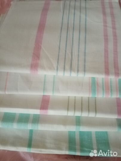 Пододеяльник 1,5сп,полотенца.Хлопок,лен, СССР