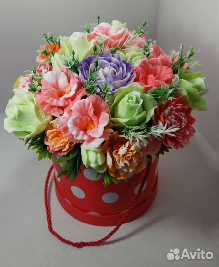 Букет цветов из мыла