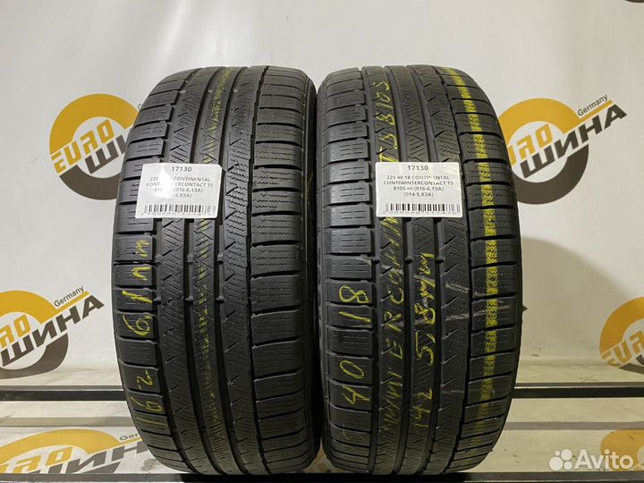 Continental ContiWinterContact TS 810 Sport 225/40 R18