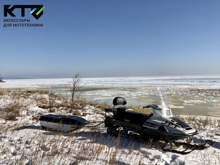Сани волокуши ктз Компакт с жесткой крышкой