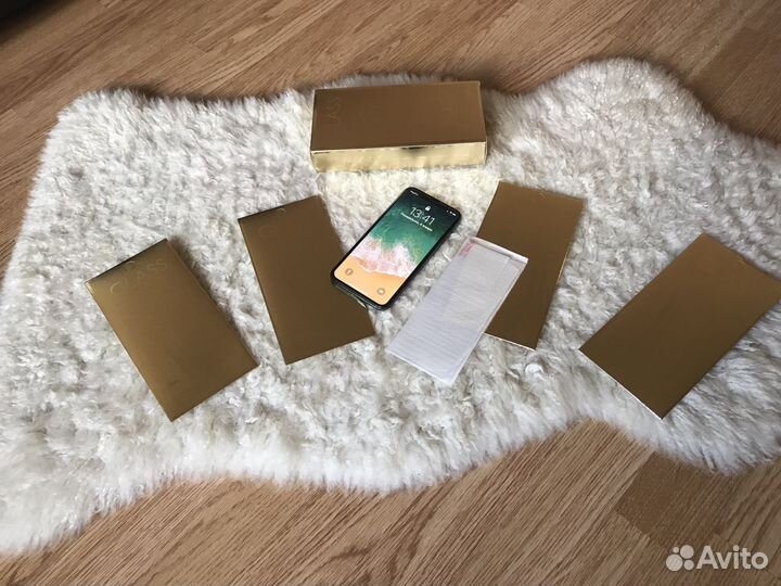 Защитное бронестекло iPhone X стекло