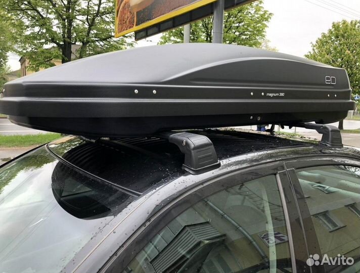 Автобокс ED Магнум 390 л на Nissan Almera