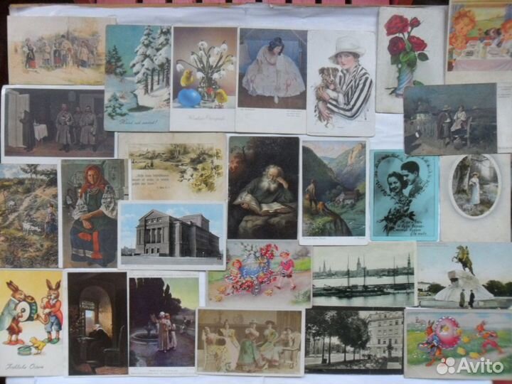 Старинные до 1917г, 1920х - 30х г, живопись цветы