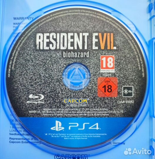 PS4 Resident Evil 7 Biohazard