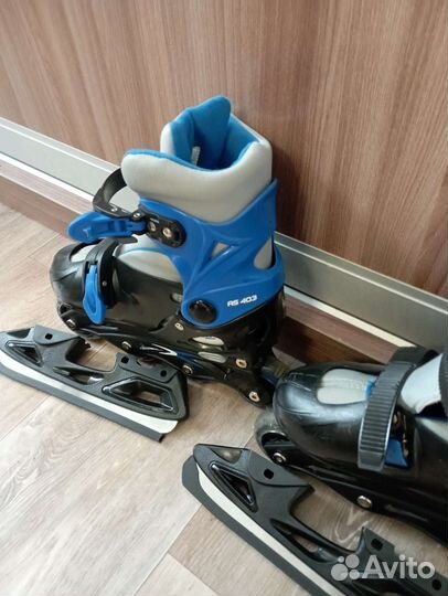 Роликовые коньки детские раздвижные